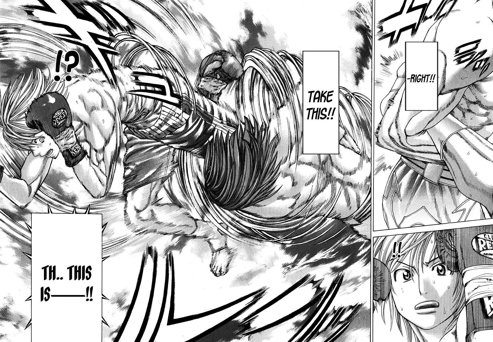 Karate Shoukoushi Kohinata Minoru Chapter 338 page 15 - Chapter 338: Provocative Lock-up