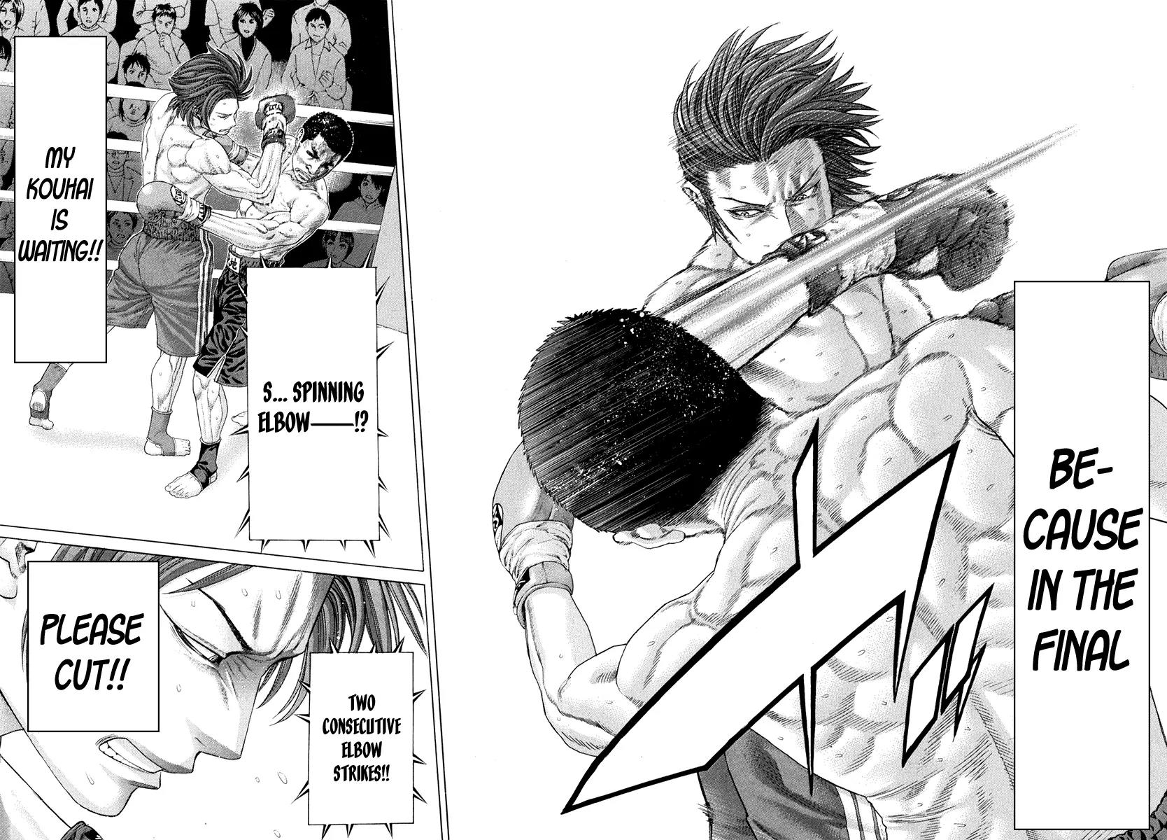 Karate Shoukoushi Kohinata Minoru Chapter 363 page 8 - Chapter 363: The Elbow To The Final