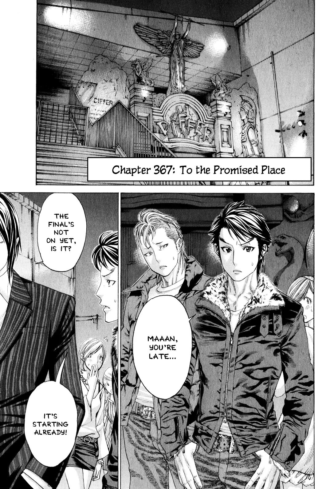 Karate Shoukoushi Kohinata Minoru Chapter 367 page 1 - Chapter 367: To the Promised Place