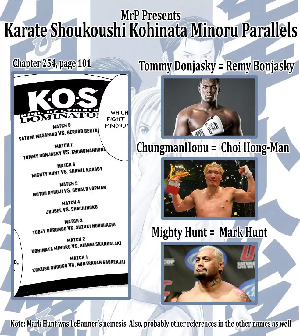 Karate Shoukoushi Kohinata Minoru Chapter 384 page 1 - Chapter 384: Fighter and Trainer