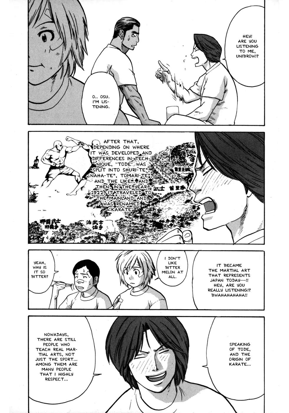 Karate Shoukoushi Kohinata Minoru Chapter 43 page 22 - Chapter 43: The Melancholy of Hayama