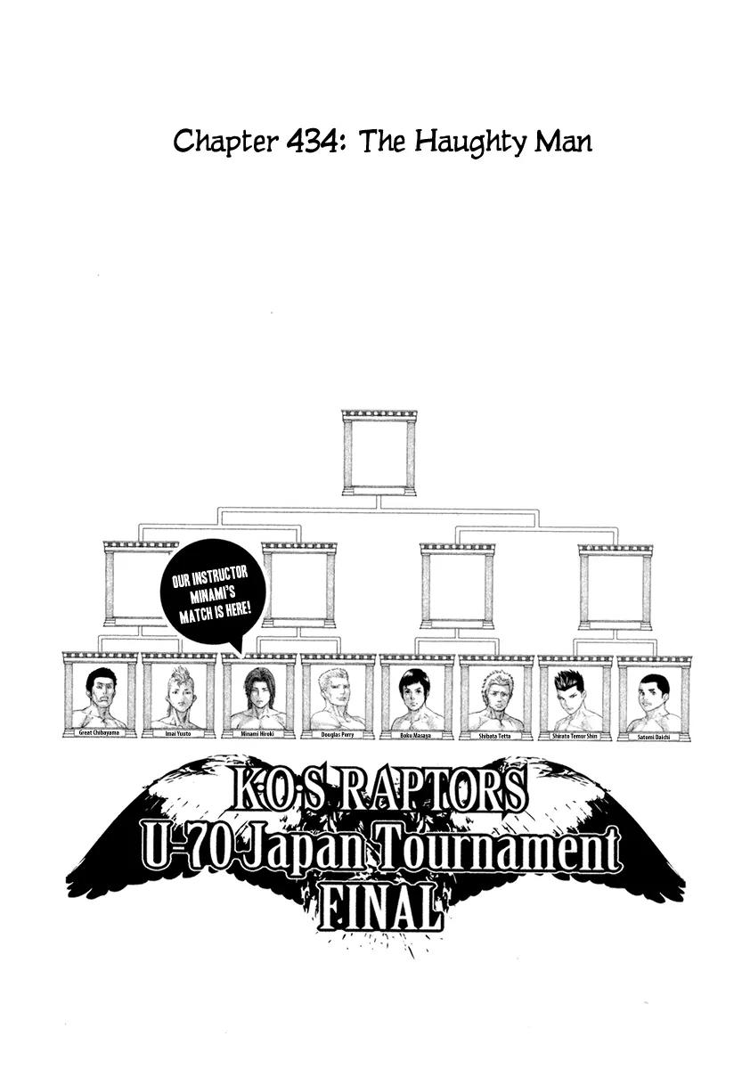 Karate Shoukoushi Kohinata Minoru Chapter 434 page 1 - Chapter 434: The Haughty Man