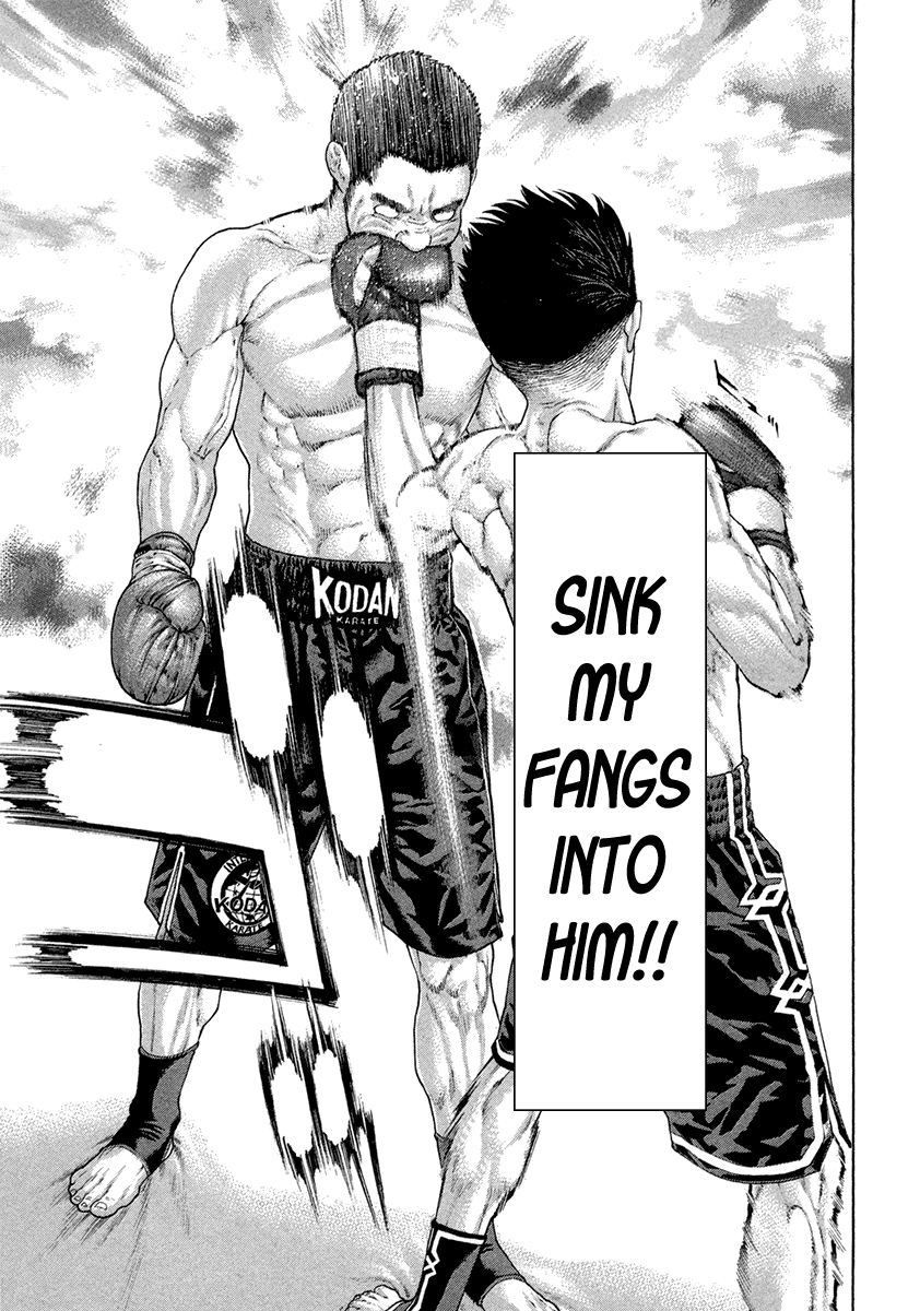 Karate Shoukoushi Kohinata Minoru Chapter 453 page 11 - Chapter 453: Sink His Fangs