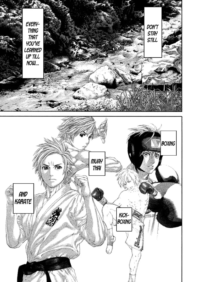 Karate Shoukoushi Kohinata Minoru Chapter 477 page 15 - Chapter 477: The Remaining Route