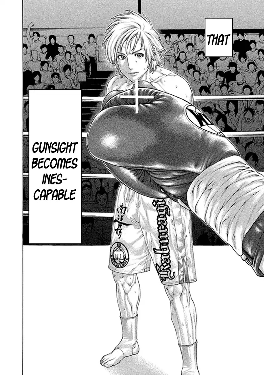 Karate Shoukoushi Kohinata Minoru Chapter 482 page 18 - Chapter 482: Inescapable Gunsight
