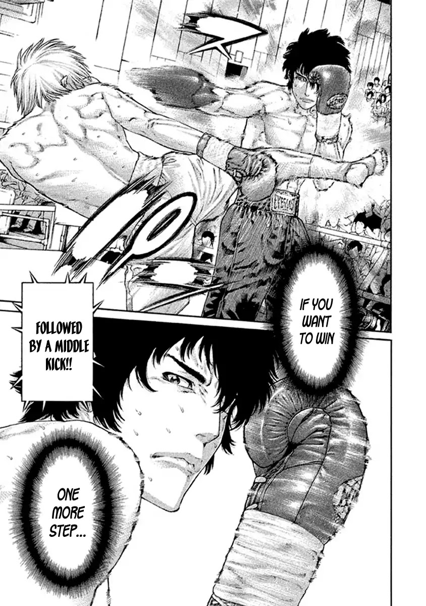 Karate Shoukoushi Kohinata Minoru Chapter 488 page 15 - Chapter 488: Resolve For One More Step