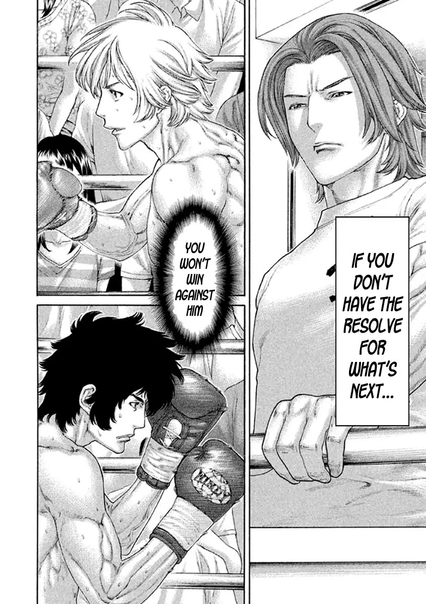 Karate Shoukoushi Kohinata Minoru Chapter 488 page 16 - Chapter 488: Resolve For One More Step