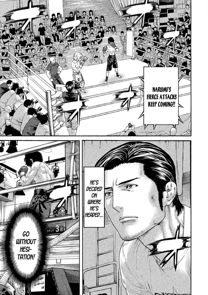 Karate Shoukoushi Kohinata Minoru Chapter 488 page 9 - Chapter 488: Resolve For One More Step