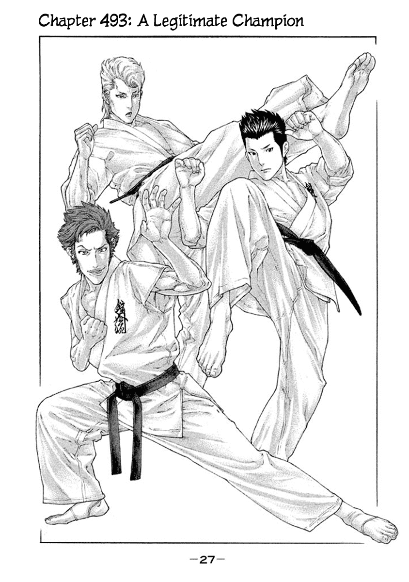 Karate Shoukoushi Kohinata Minoru Chapter 493 page 1 - Chapter 493: A Legitimate Champion