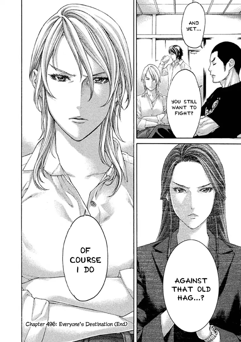 Karate Shoukoushi Kohinata Minoru Chapter 496 page 18 - Chapter 496: Everyone's Destination