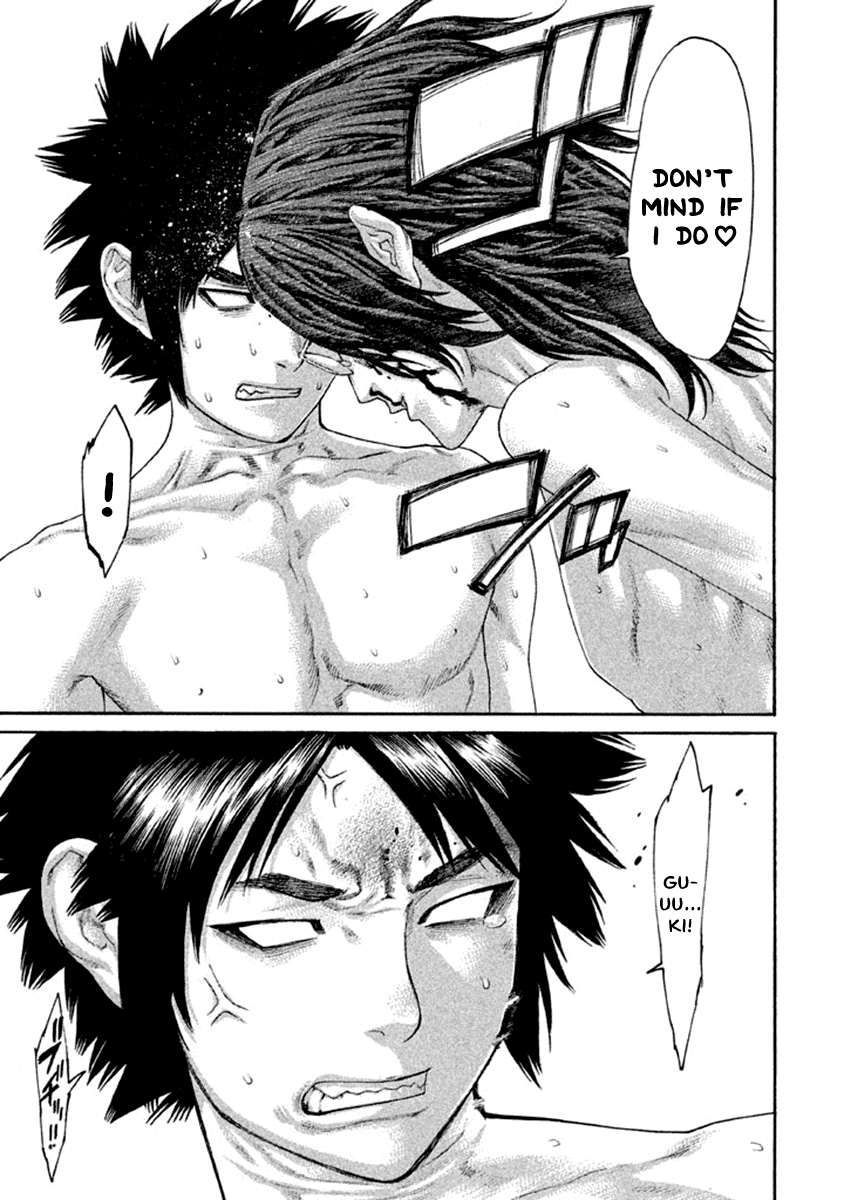Karate Shoukoushi Kohinata Minoru Chapter 498 page 15 - Chapter 498: Guts Comparison Match