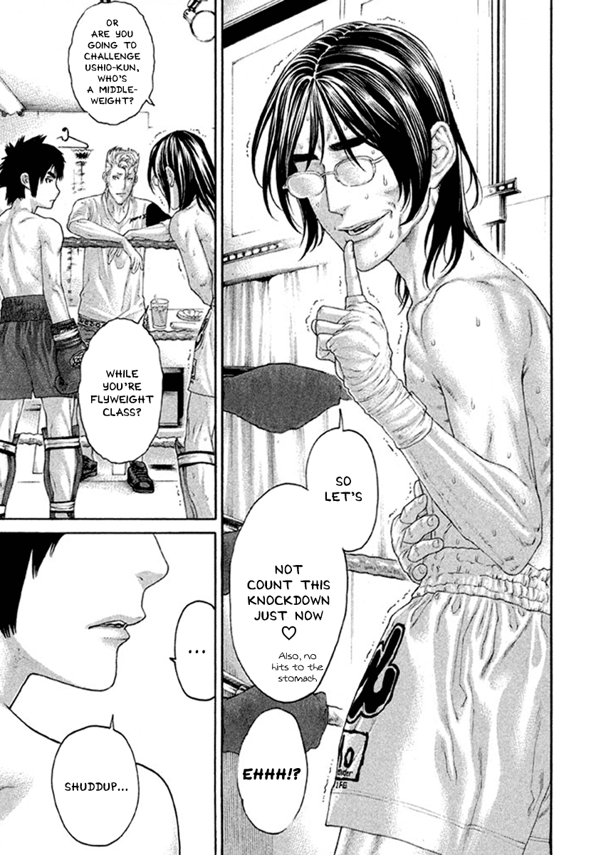 Karate Shoukoushi Kohinata Minoru Chapter 498 page 5 - Chapter 498: Guts Comparison Match