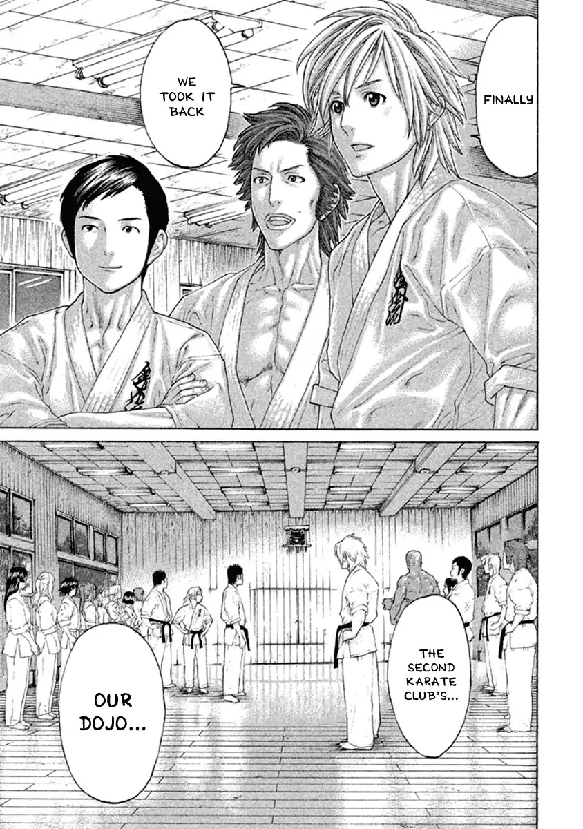 Karate Shoukoushi Kohinata Minoru Chapter 500 page 14 - Chapter 500: OSU!! [END]