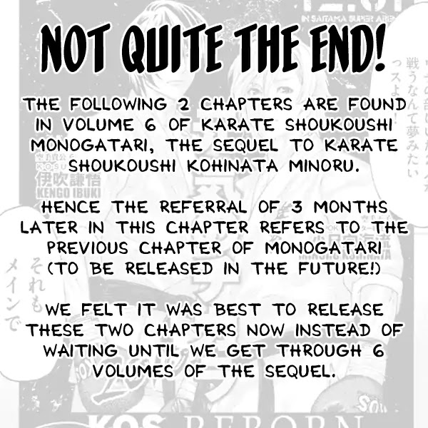 Karate Shoukoushi Kohinata Minoru Chapter 501 page 1 - Chapter 501: KSKM Bangaihen Part 1