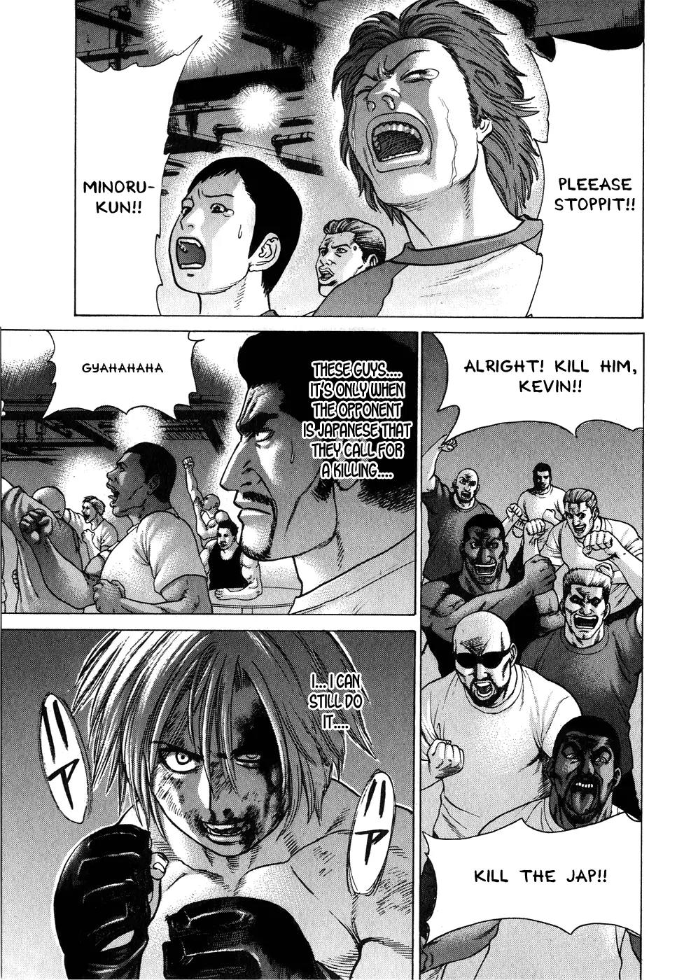 Karate Shoukoushi Kohinata Minoru Chapter 63 page 9 - Chapter 63: Death Match! Kevin vs. Kohinata (4)