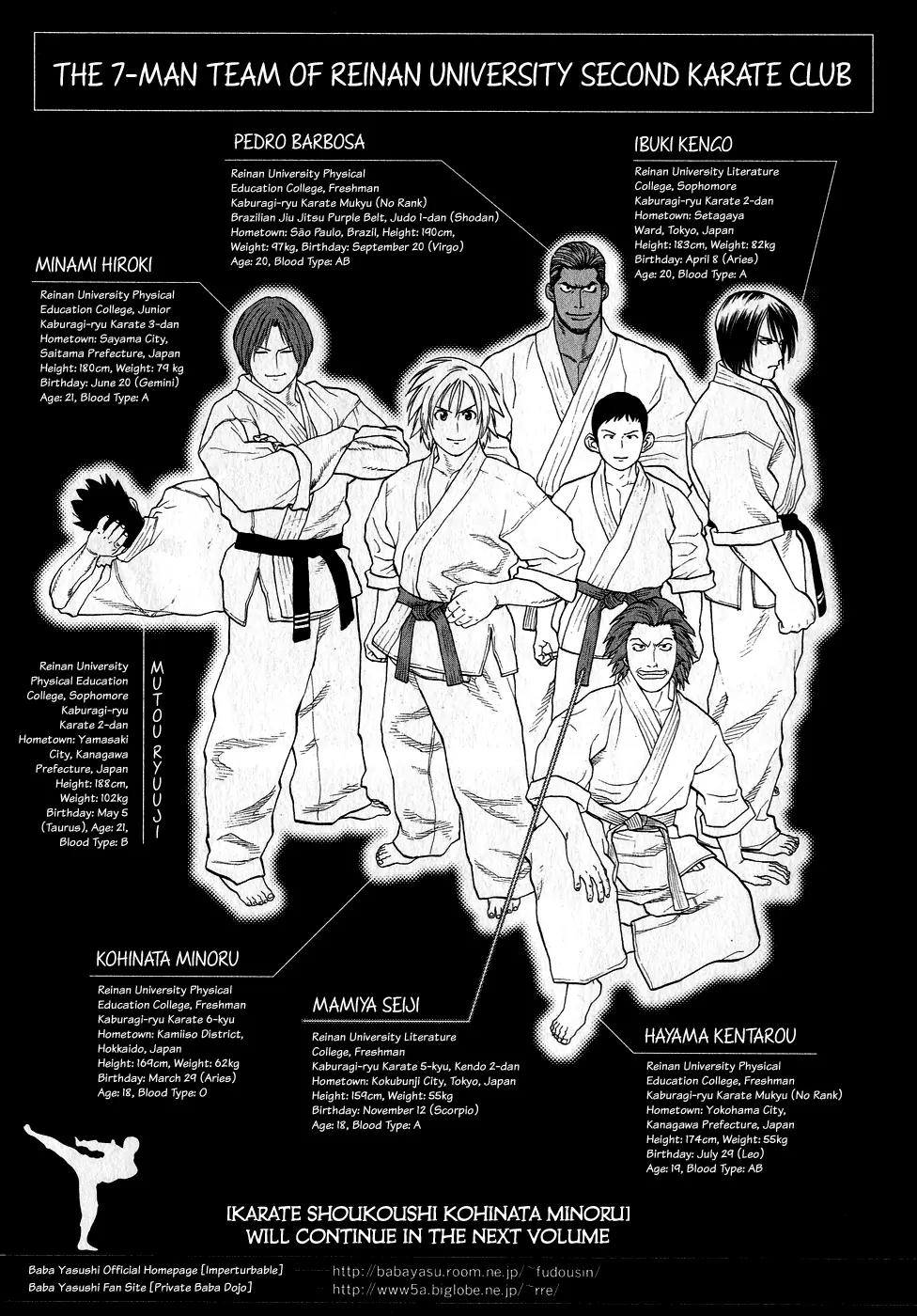 Karate Shoukoushi Kohinata Minoru Chapter 64 page 20 - Chapter 64: Intent to Kill