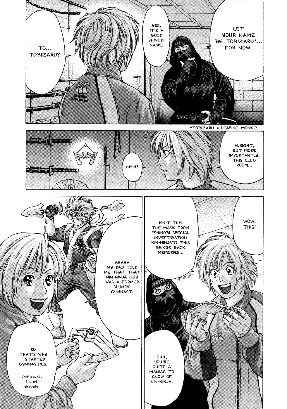 Karate Shoukoushi Kohinata Minoru Chapter 68 page 13 - Chapter 68: One Member Ninjutsu Club