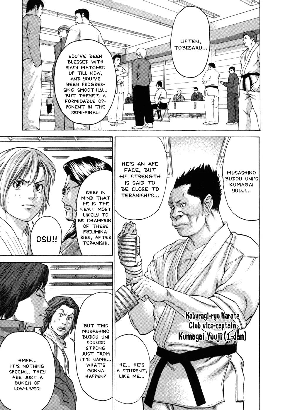 Karate Shoukoushi Kohinata Minoru Chapter 85 page 6 - Chapter 85: The Semifinal's Hidden Agenda