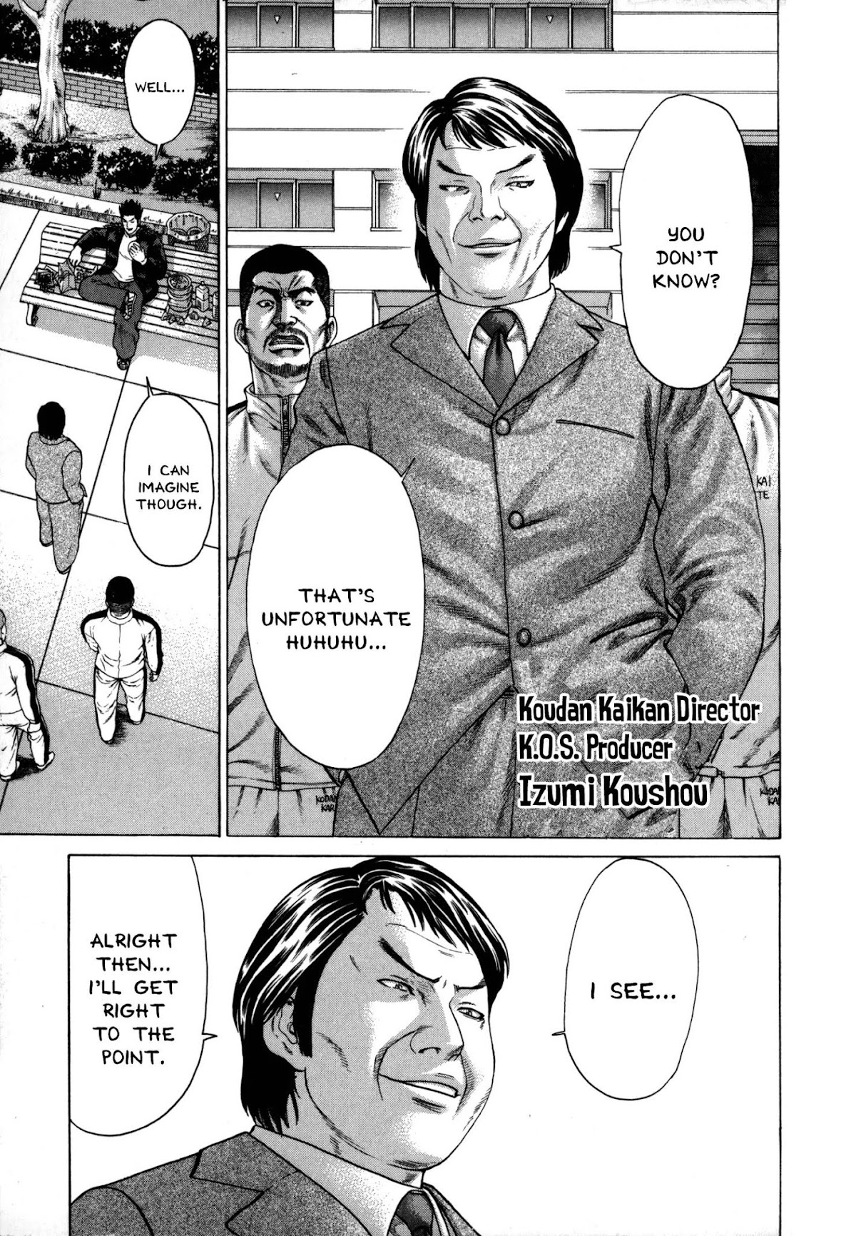 Karate Shoukoushi Kohinata Minoru Chapter 86 page 8 - Chapter 86: The Director's Plot