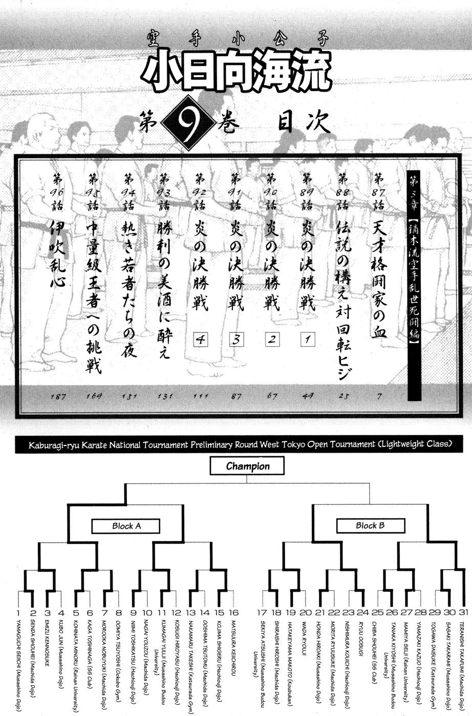 Karate Shoukoushi Kohinata Minoru Chapter 87 page 8 - Chapter 87: Genius Martial Artist's Blood