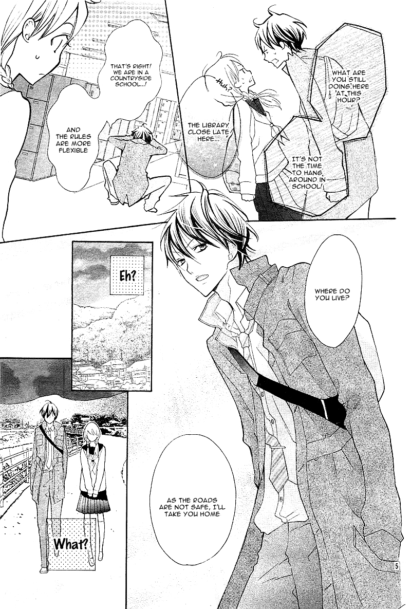 Kare no Yubisaki Chapter 3 page 6 - Chapter 3: Koi wa Beniiro
