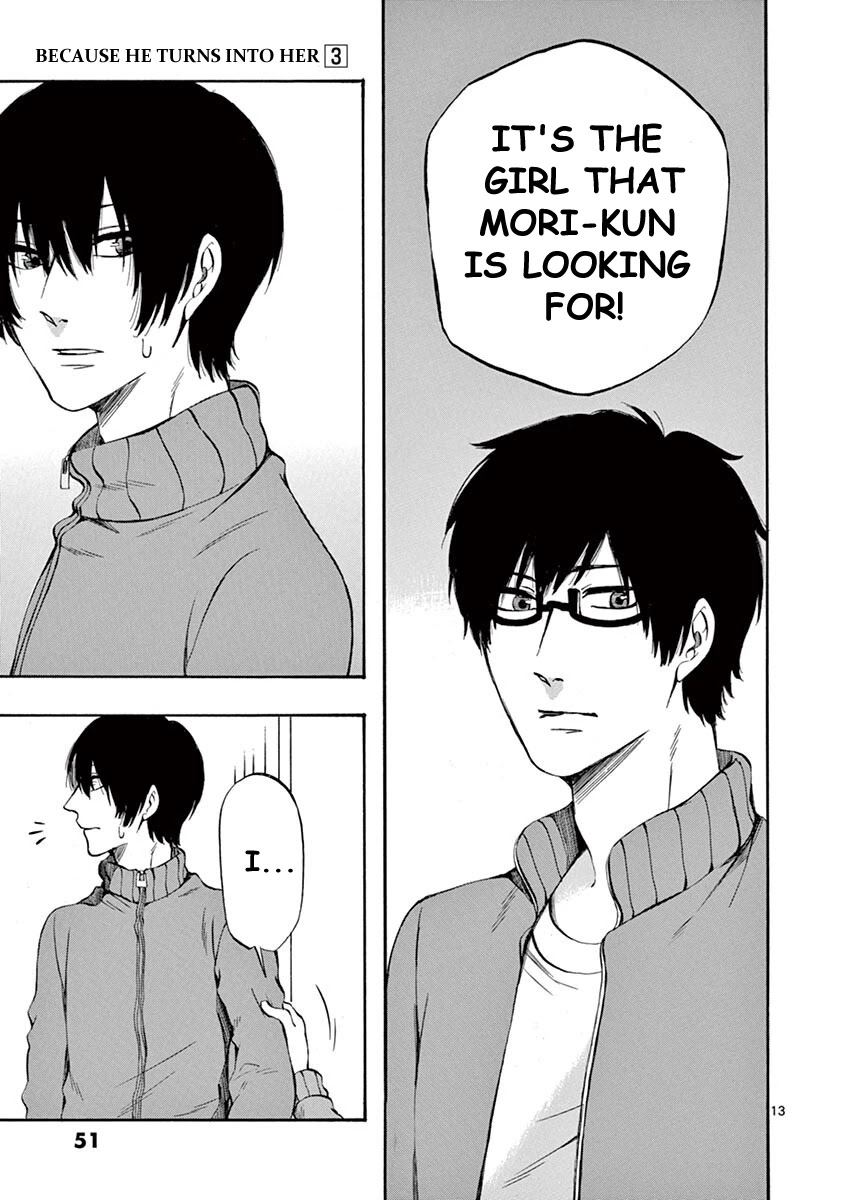 Kare wa Kanojo ni Kawaru no de Chapter 21 page 13 - Chapter 21