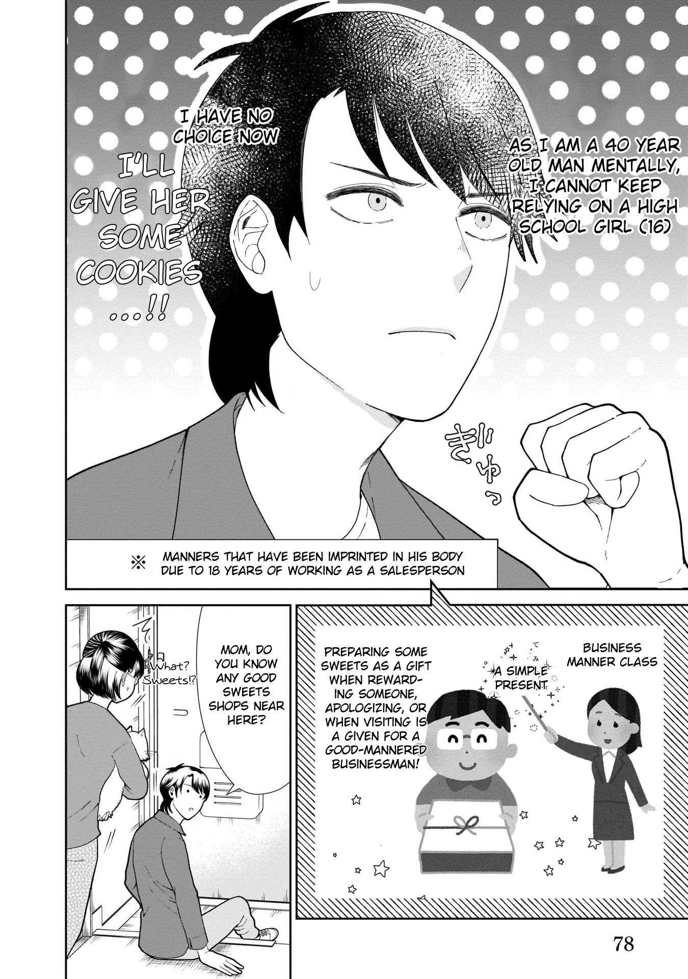 Karesen joshikousei to tokikake ojisan Chapter 4 page 2 - Chapter 4: It's Not Much But...