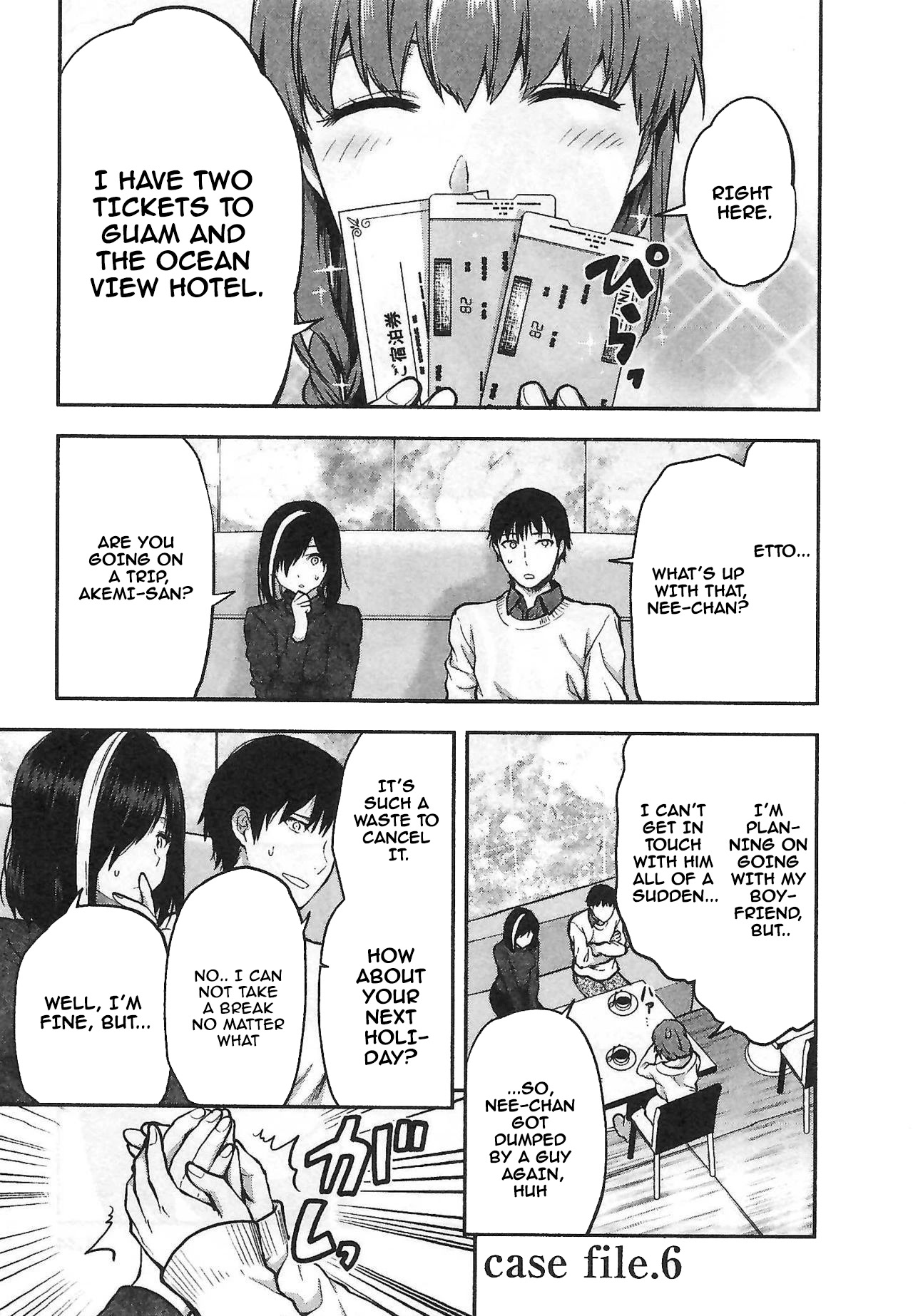 Kareshi ga Iru no ni Chapter 6 page 1 - Chapter 6: Case File #6