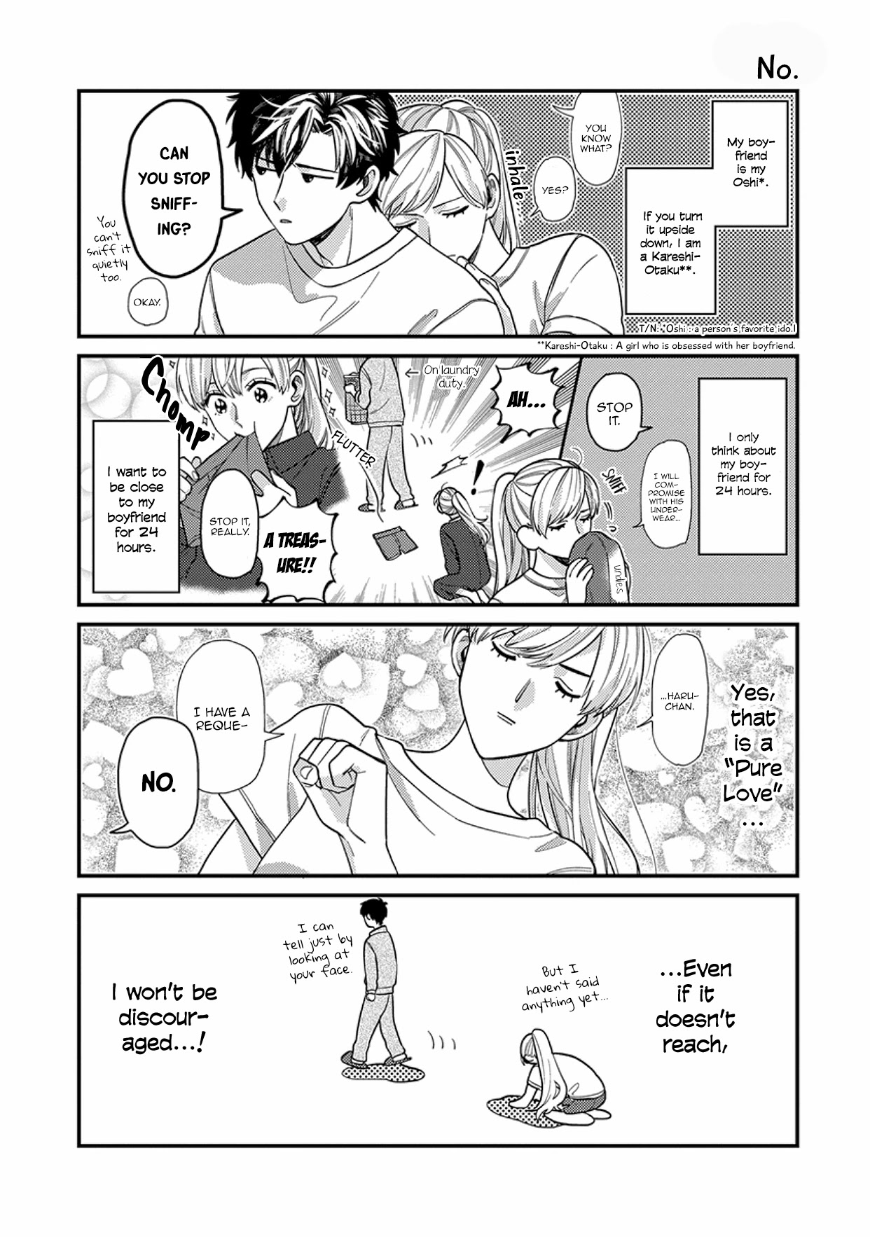 Kareshi no Koto ga Suki Sugite Kyou mo Zenryoku de Ikiru!!! Chapter 1 page 2 - Chapter 1
