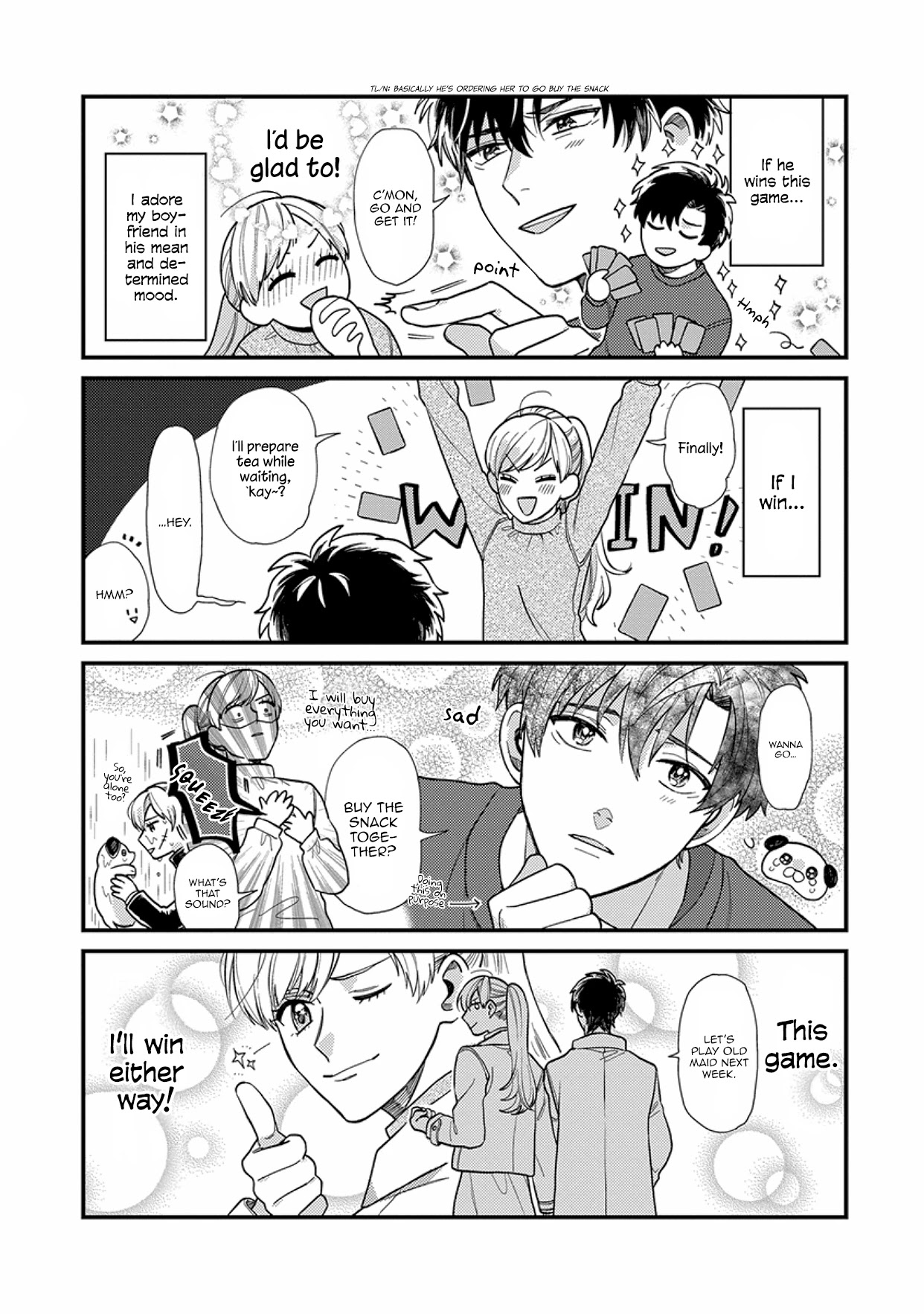 Kareshi no Koto ga Suki Sugite Kyou mo Zenryoku de Ikiru!!! Chapter 4 page 14 - Chapter 4