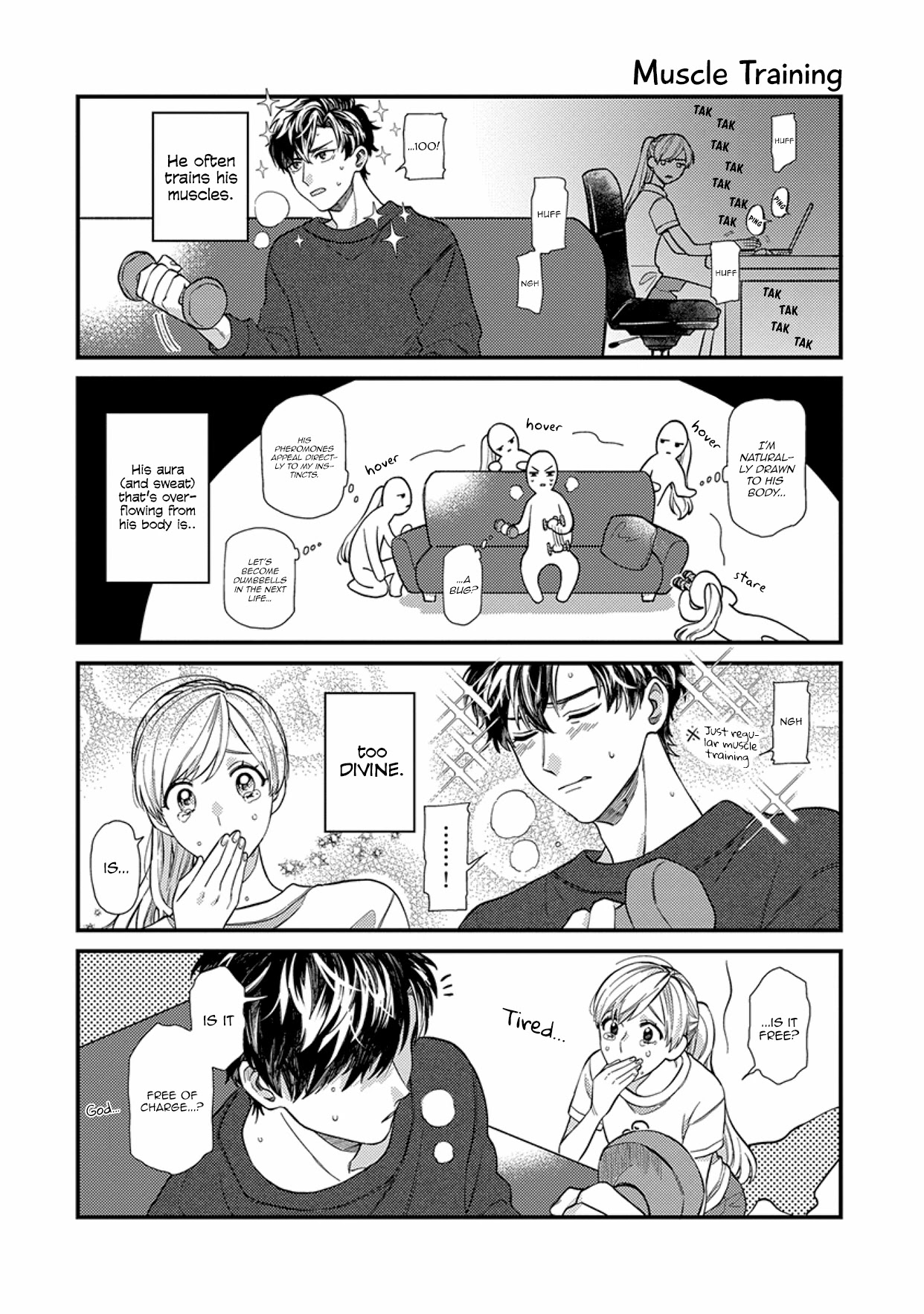 Kareshi no Koto ga Suki Sugite Kyou mo Zenryoku de Ikiru!!! Chapter 4 page 17 - Chapter 4