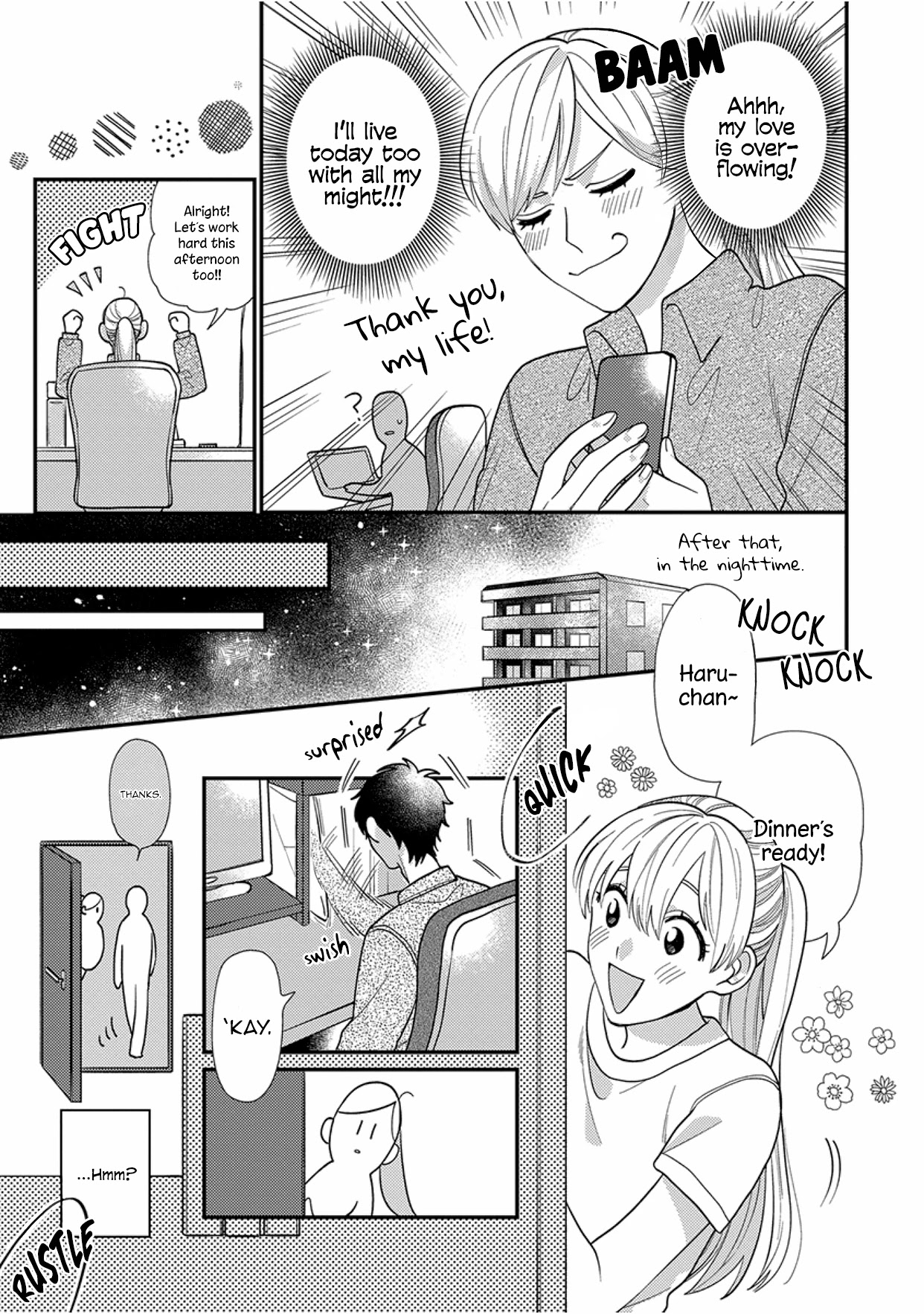 Kareshi no Koto ga Suki Sugite Kyou mo Zenryoku de Ikiru!!! Chapter 5 page 3 - Chapter 5