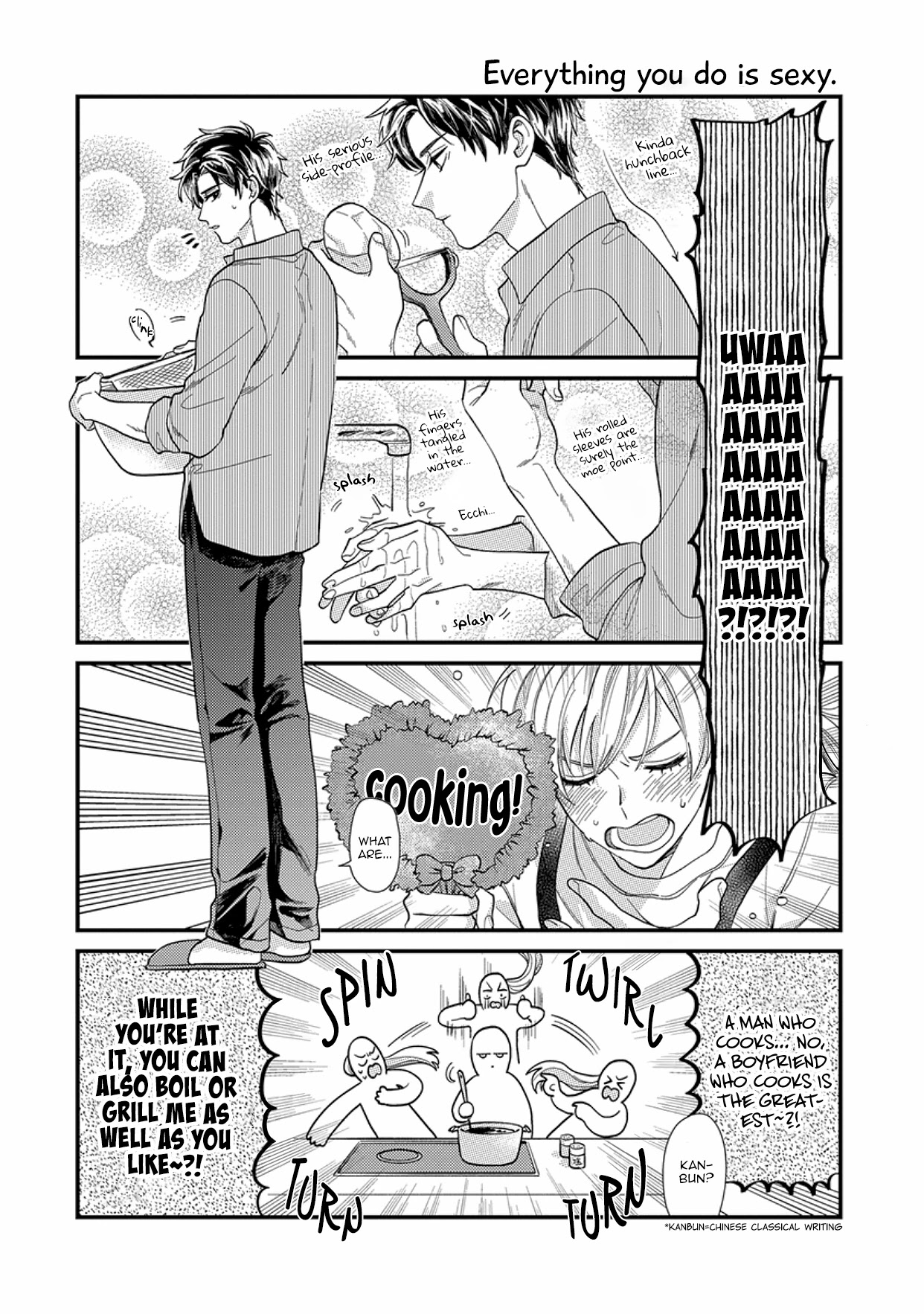 Kareshi no Koto ga Suki Sugite Kyou mo Zenryoku de Ikiru!!! Chapter 6 page 4 - Chapter 6