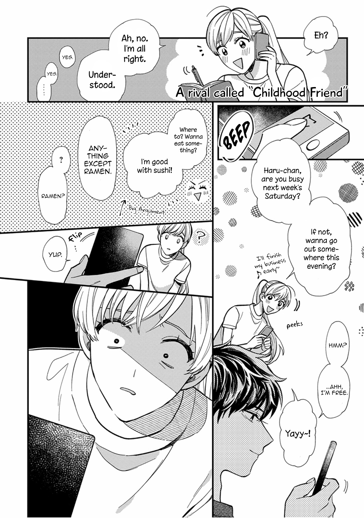 Kareshi no Koto ga Suki Sugite Kyou mo Zenryoku de Ikiru!!! Chapter 7 page 4 - Chapter 7