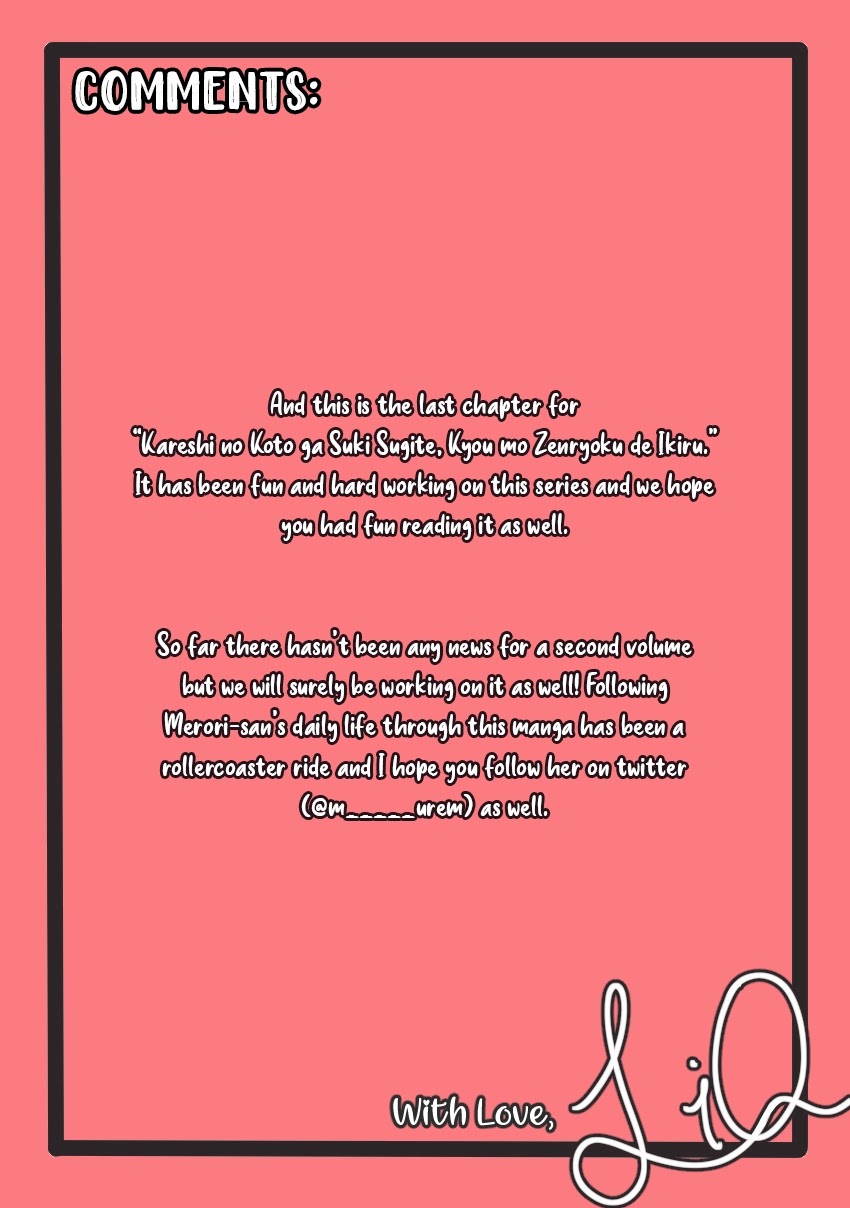 Kareshi no Koto ga Suki Sugite Kyou mo Zenryoku de Ikiru!!! Chapter 8 page 15 - Chapter 8