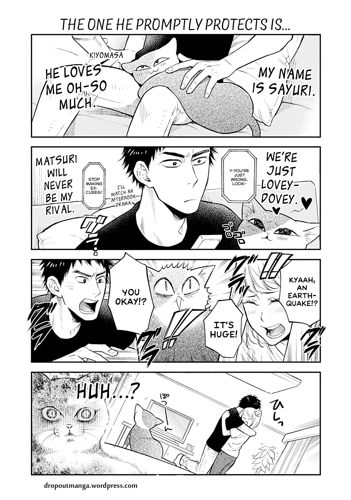 Kareshi no Neko ga Kawaikunai Chapter 24 page 1 - Chapter 24: The one he promptly protects is...