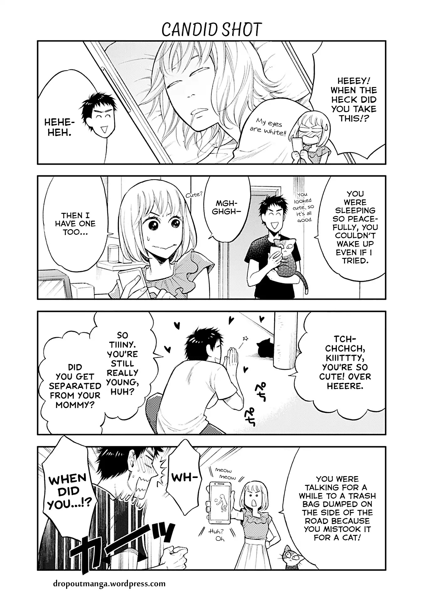 Kareshi no Neko ga Kawaikunai Chapter 33 page 1 - Chapter 33: Candid shot
