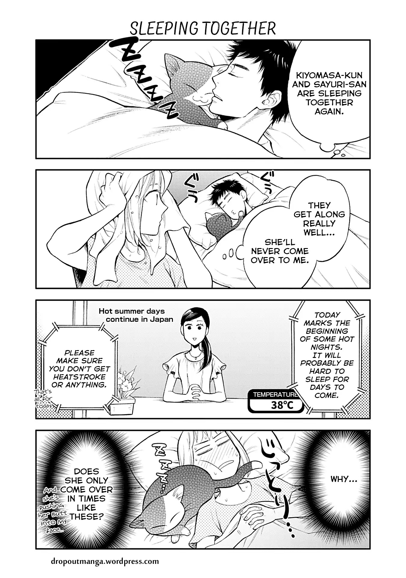 Kareshi no Neko ga Kawaikunai Chapter 35 page 1 - Chapter 35: Sleeping Together