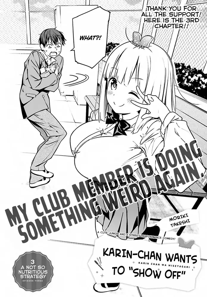 Karin-chan wa Misetagari Chapter 3 page 4 - Chapter 3