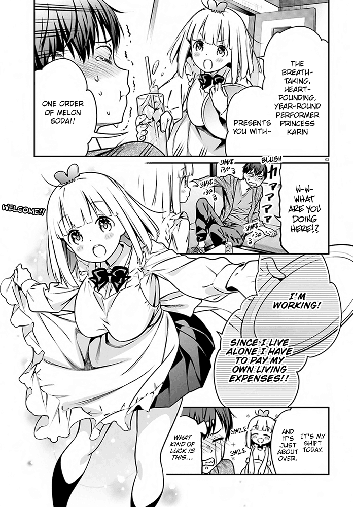 Karin-chan wa Misetagari Chapter 4 page 5 - Chapter 4