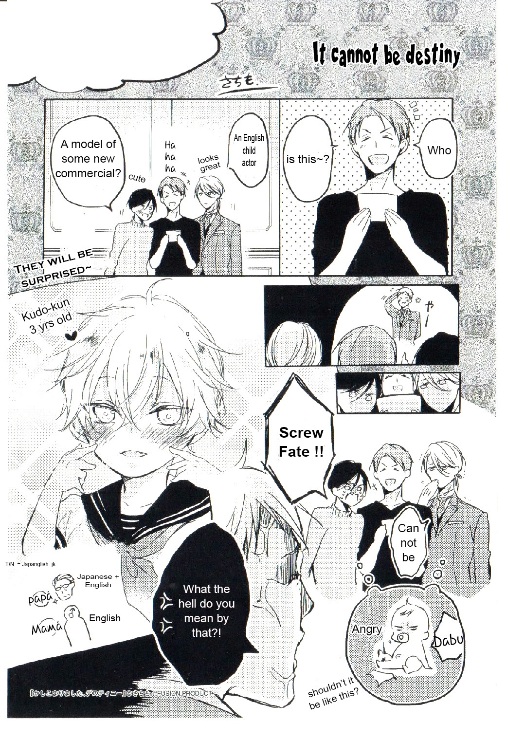 Kashikomarimashita, Destiny Chapter 12.6 page 53 - Extra Papers