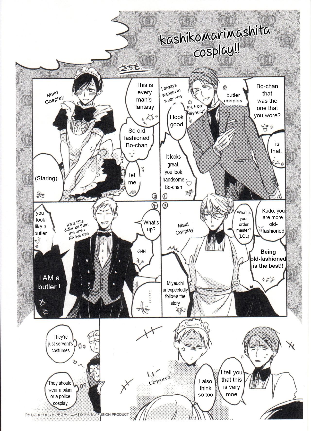 Kashikomarimashita, Destiny Chapter 12.6 page 54 - Extra Papers
