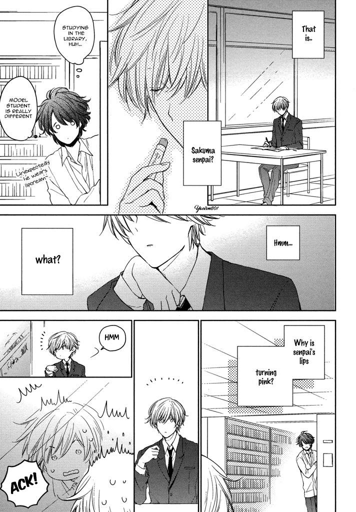 Kashiwagi Brothers' Love Affair Chapter 4 page 5 - Chapter 4: Senior's Lipcream