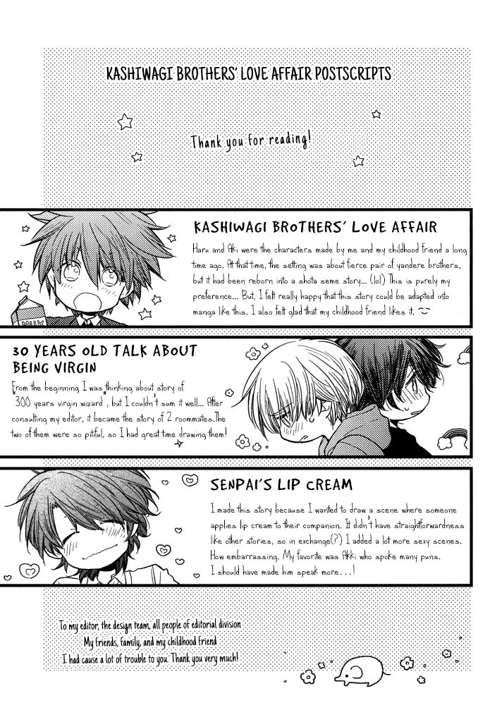 Kashiwagi Brothers' Love Affair Chapter 5 page 47 - Chapter 5: Senior's Lipcream + Extra