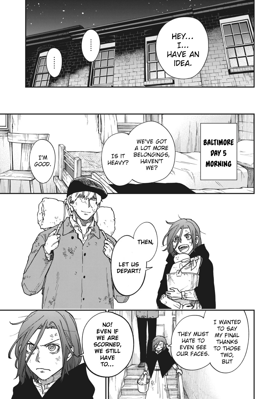 Katabami to Ougon Chapter 10 page 38 - Chapter 10: Baltimore 1