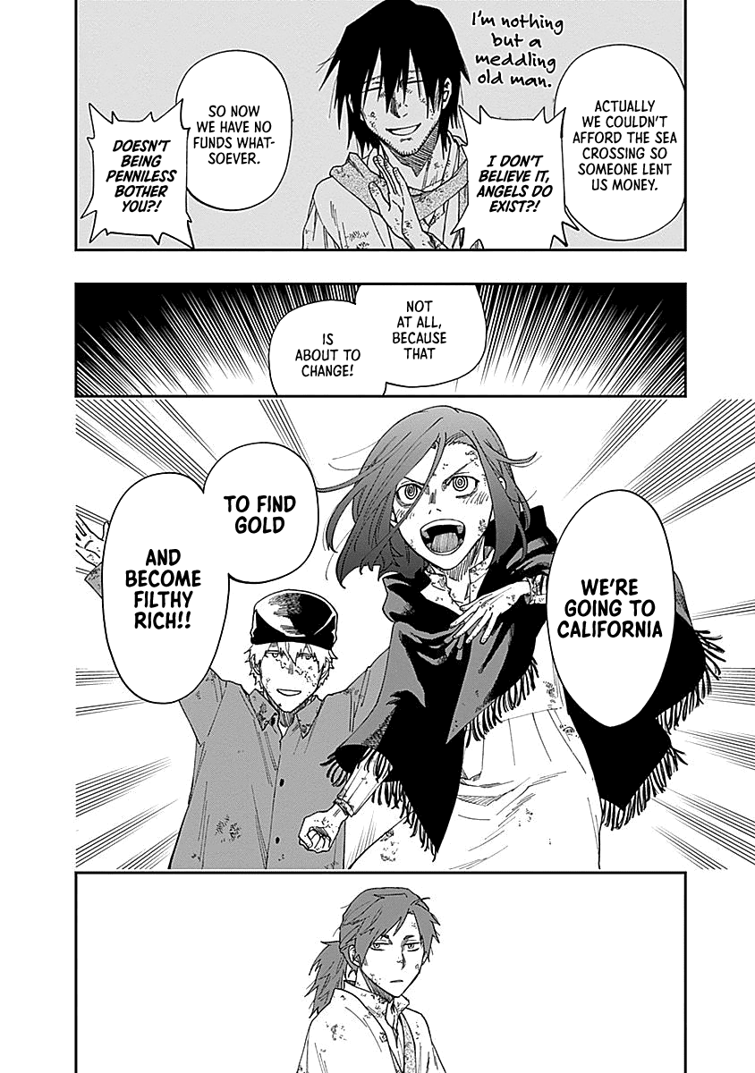 Katabami to Ougon Chapter 2 page 14 - Chapter 2: The Atlantic Ocean