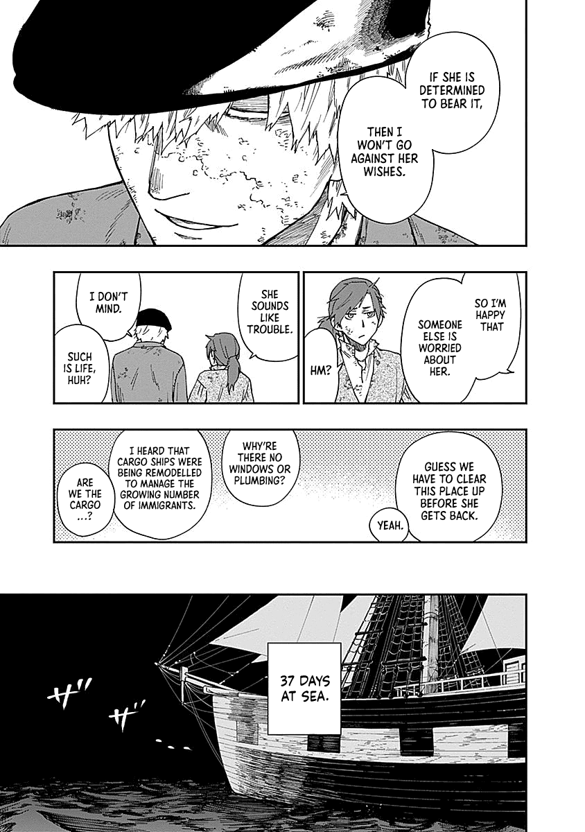 Katabami to Ougon Chapter 2 page 35 - Chapter 2: The Atlantic Ocean