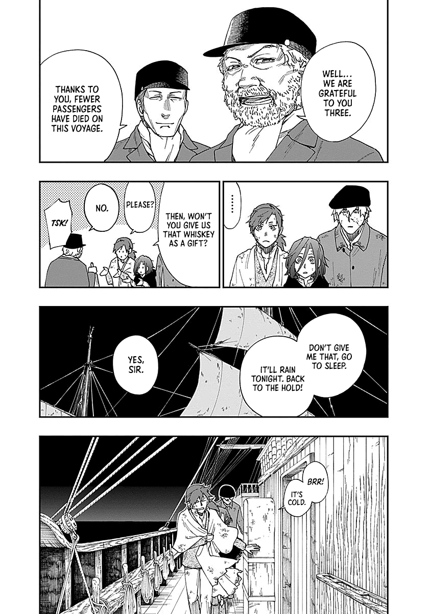 Katabami to Ougon Chapter 2 page 37 - Chapter 2: The Atlantic Ocean