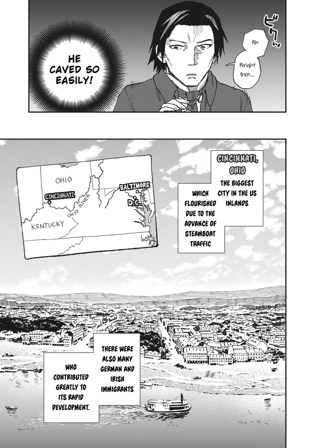 Katabami to Ougon Chapter 22 page 4 - Chapter 22: Cinncinati 1