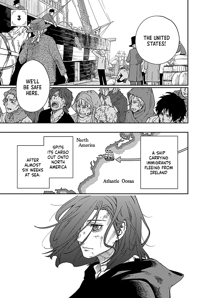 Katabami to Ougon Chapter 3 page 3 - Chapter 3: New York, Part 1